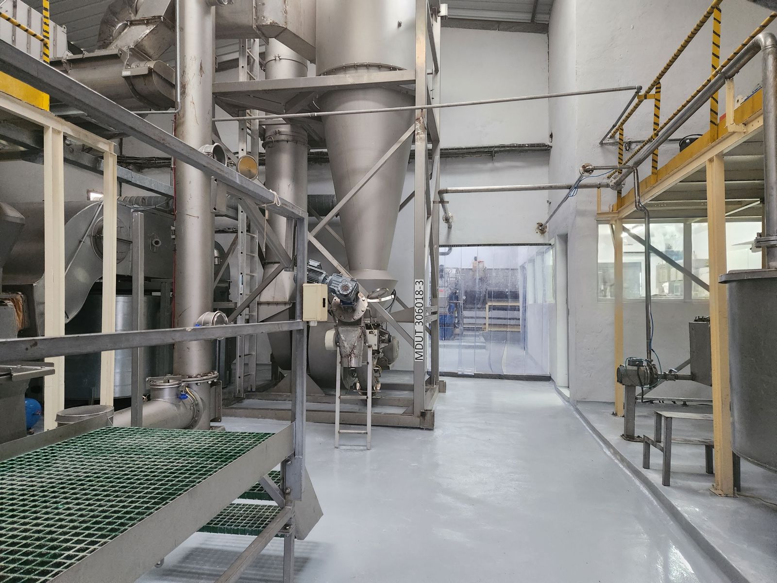 Stainless-steel food processing line